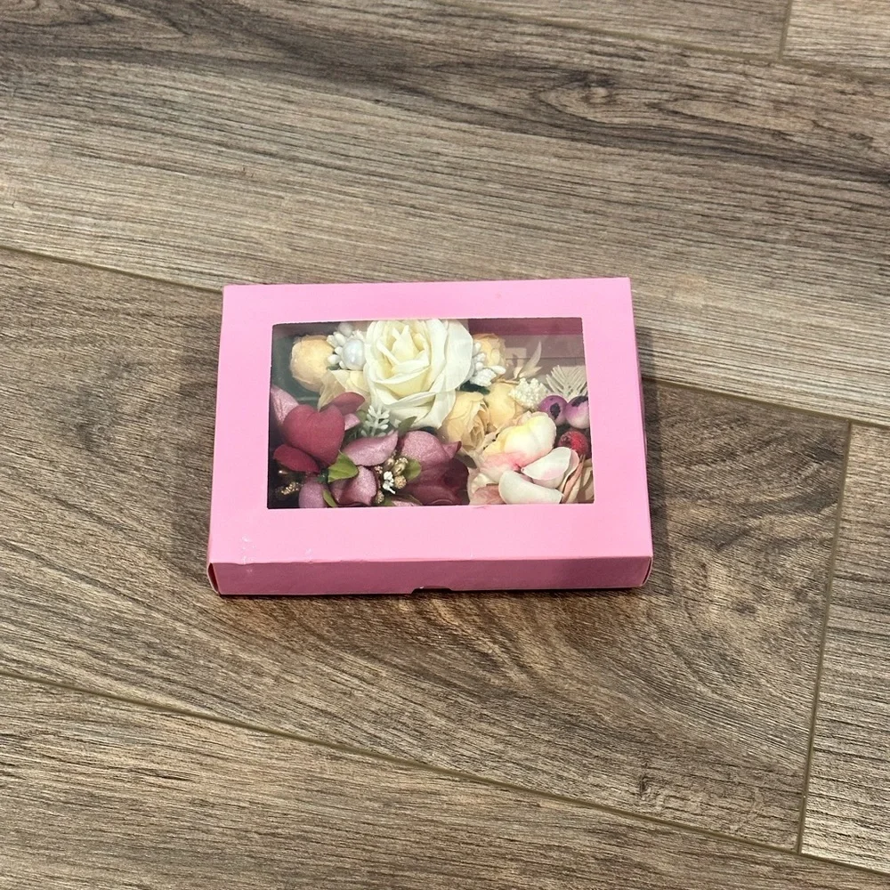 New in box baby girl 3 floral headbands